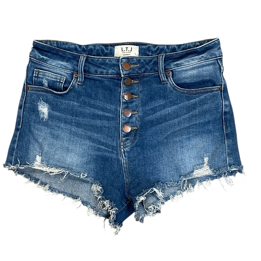 Letters to Juliet High Rise Denim Shorts